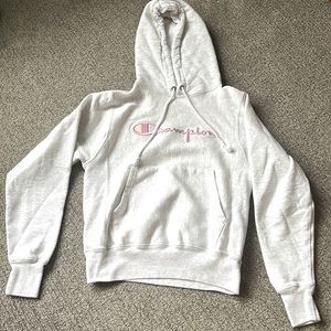 Champion grey hoodie